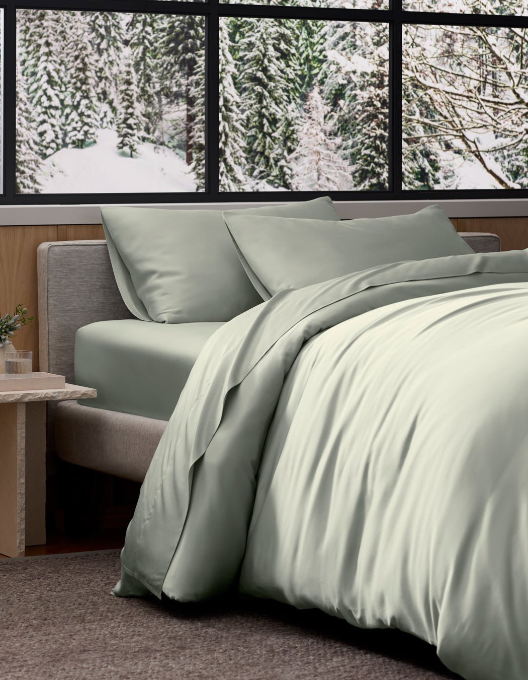 Bamboo Bedding Deluxe Bundle - Down Alternative by Cozy Earth at Shirley Shoppe