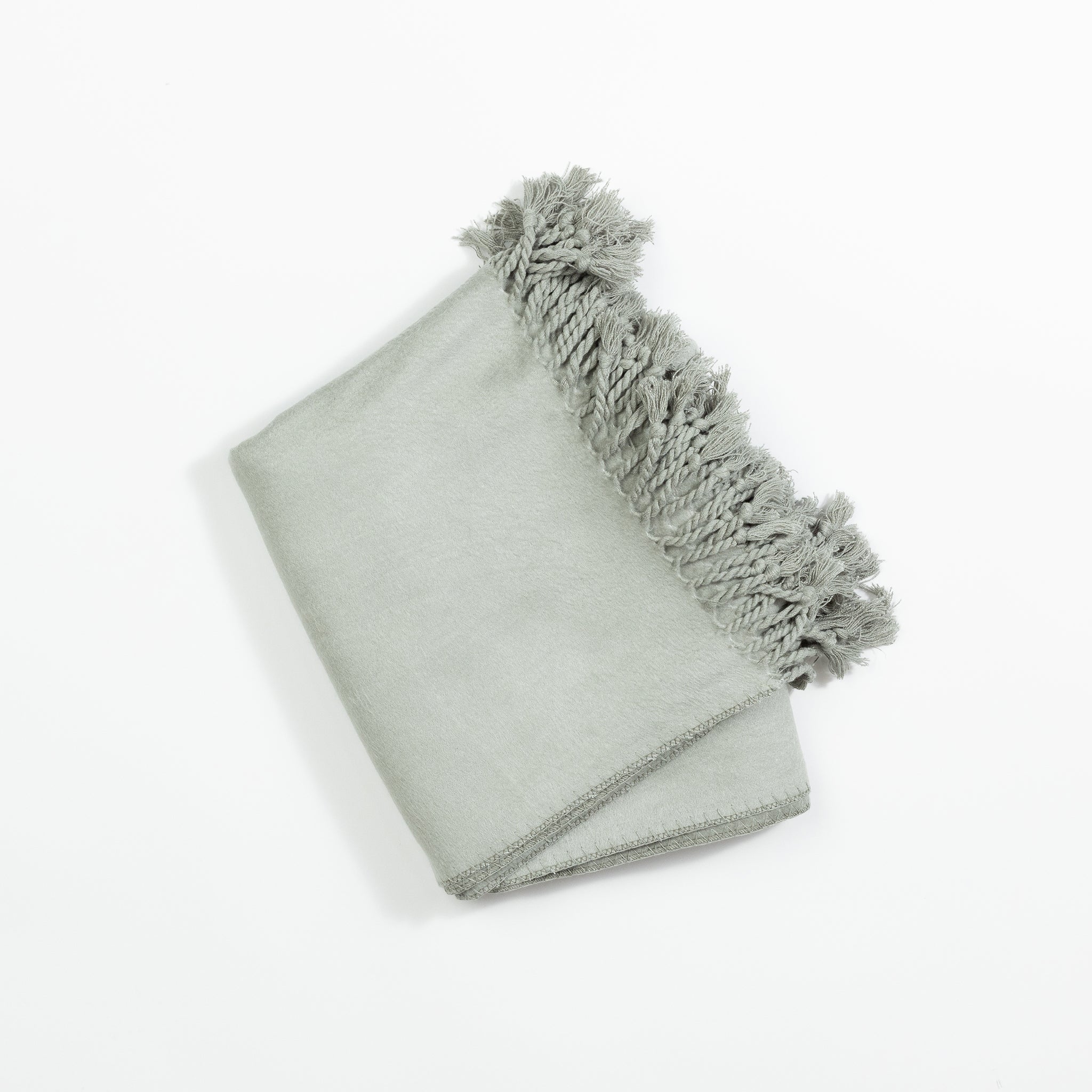 Bamboo Tassel Throw by Cozy Earth at Shirley Shoppe