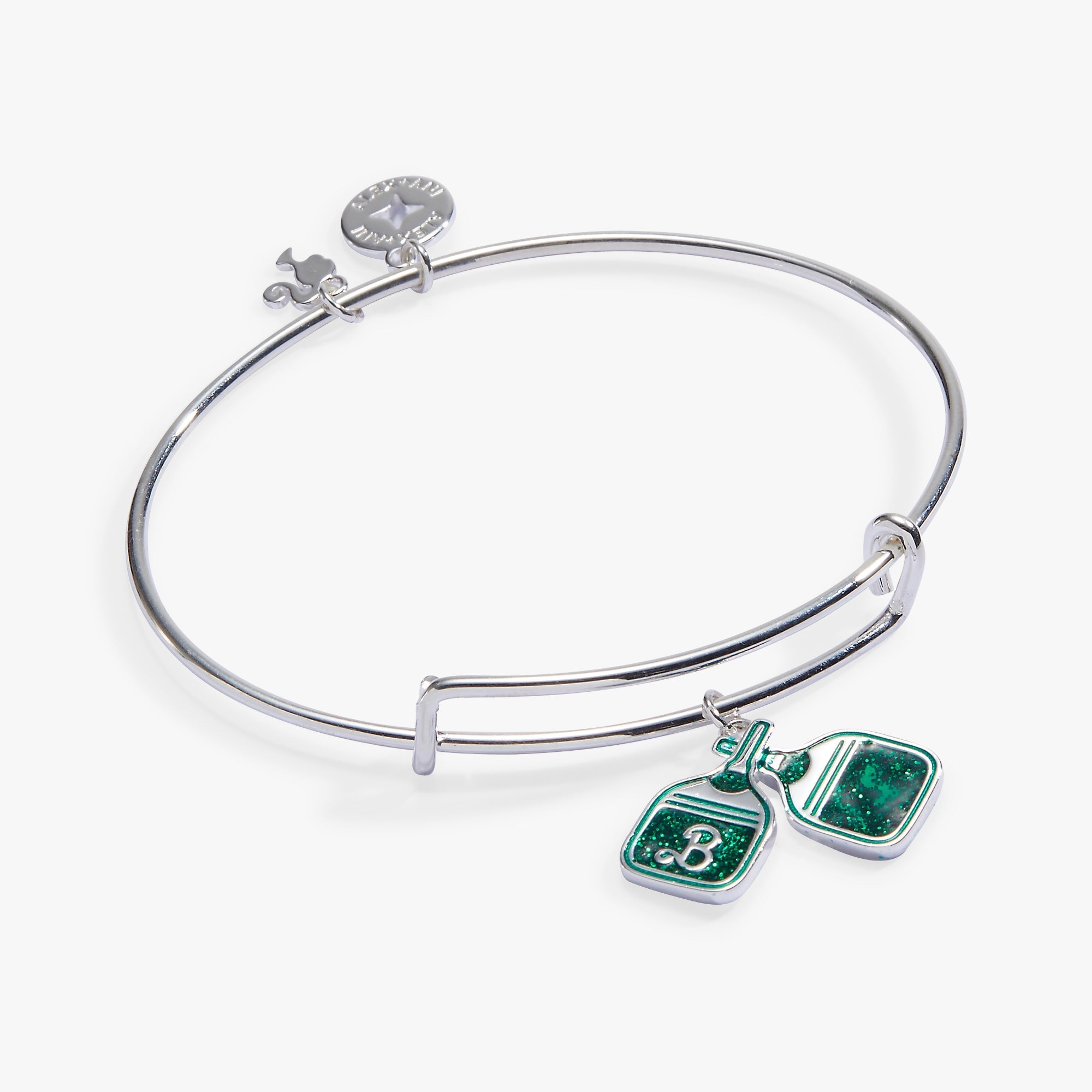 Barbie™ Pickleball Charm Bangle by ALEX AND ANI at Shirley Shoppe