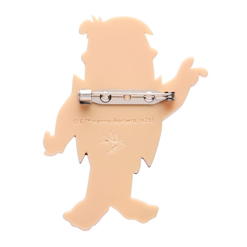Barney Rubble Brooch by Erstwilder by Quirks! at Shirley Shoppe