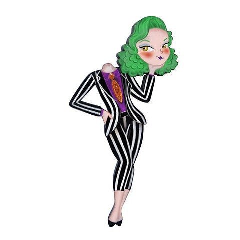 Beetlejuice Girl Brooch by Laliblue by Quirks! at Shirley Shoppe