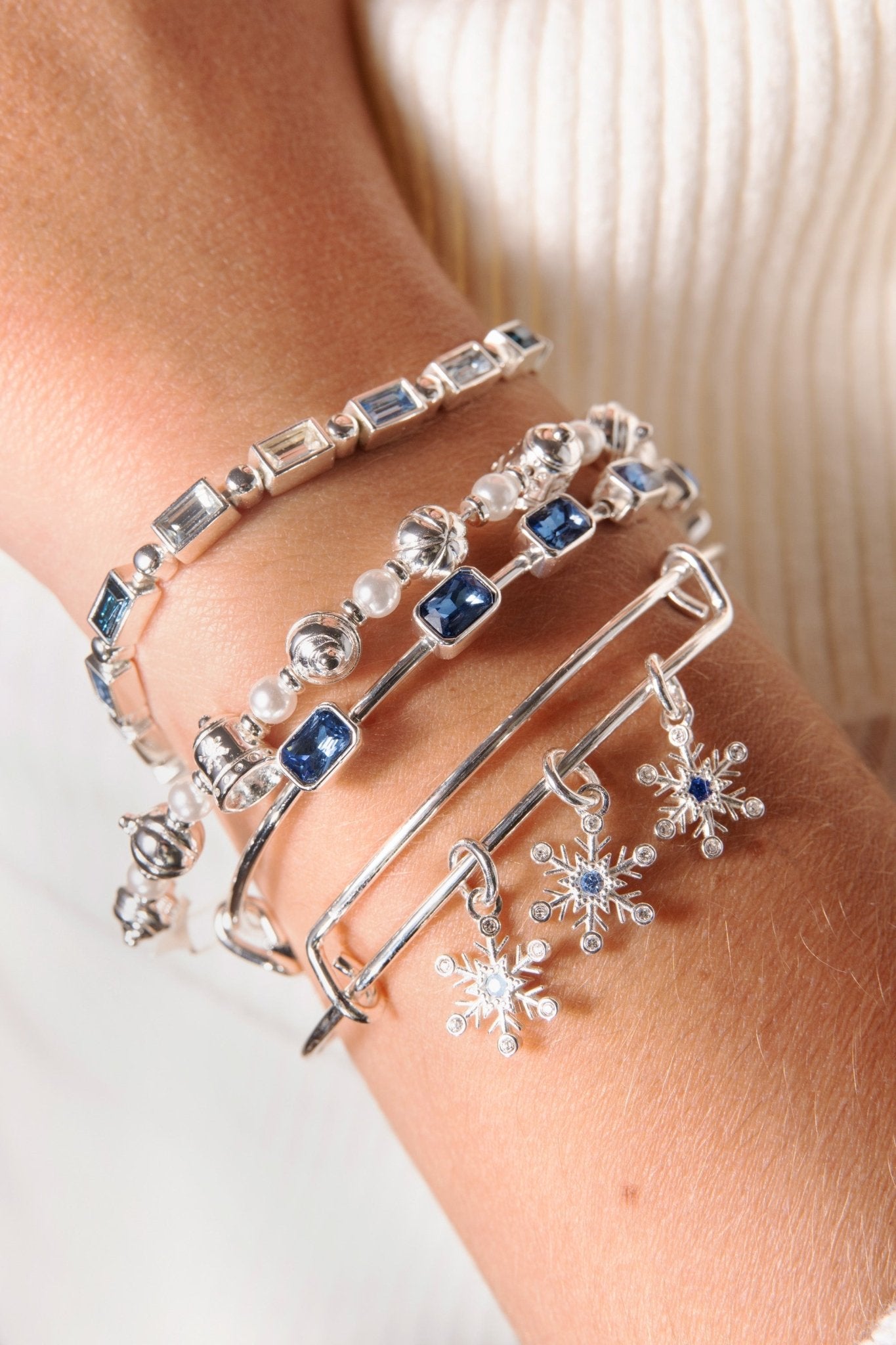 Bells Beaded Bangle by ALEX AND ANI at Shirley Shoppe