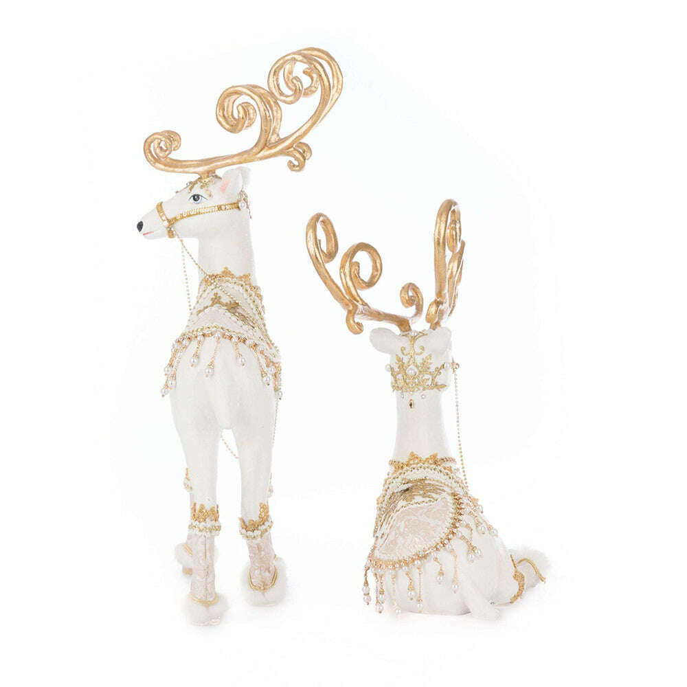 Bells of Brilliance Deer Assortment of 2 | Christmas Decor | Katherine's Collection