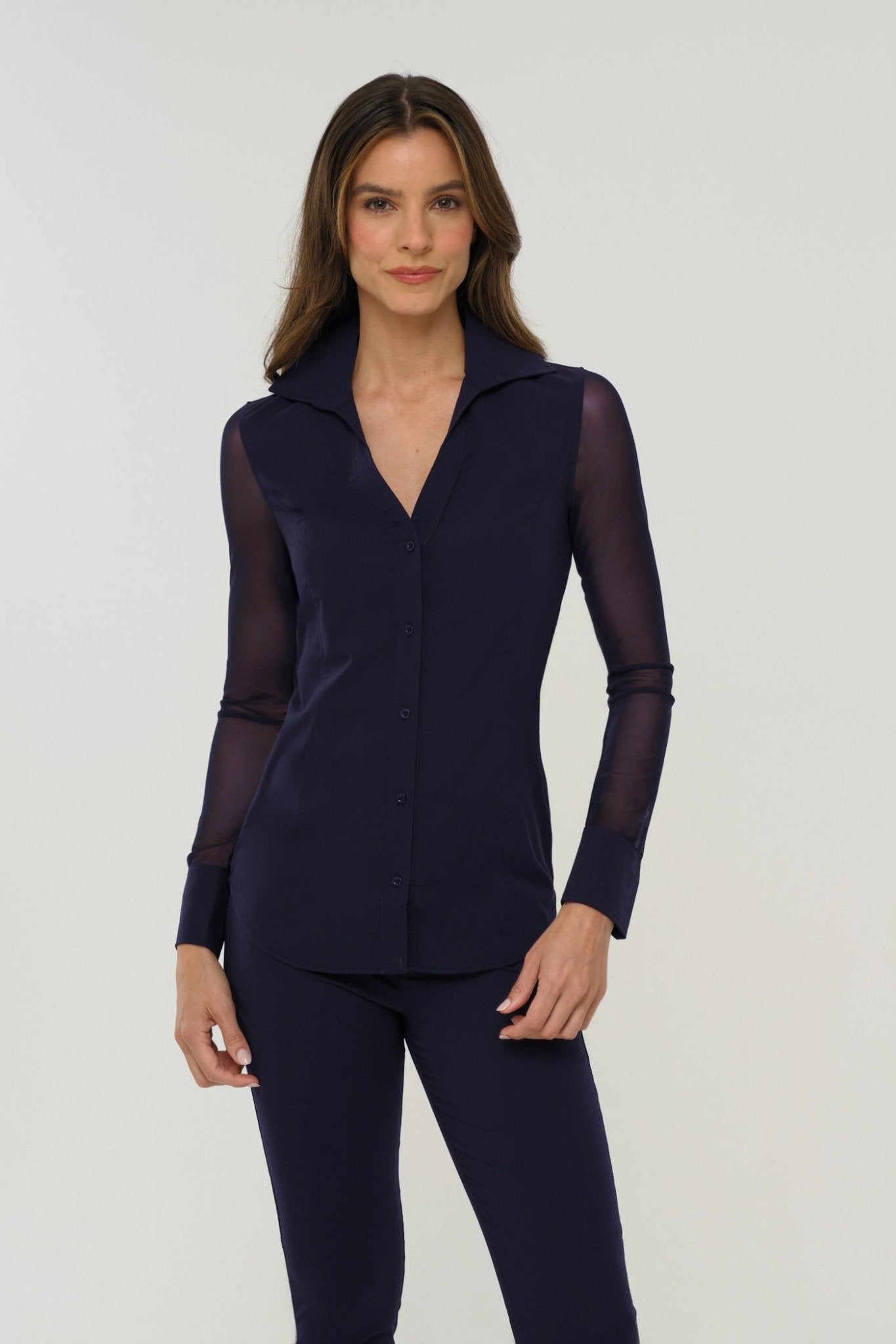 Beth Button-Front Shirt by Anatomie at Shirley Shoppe
