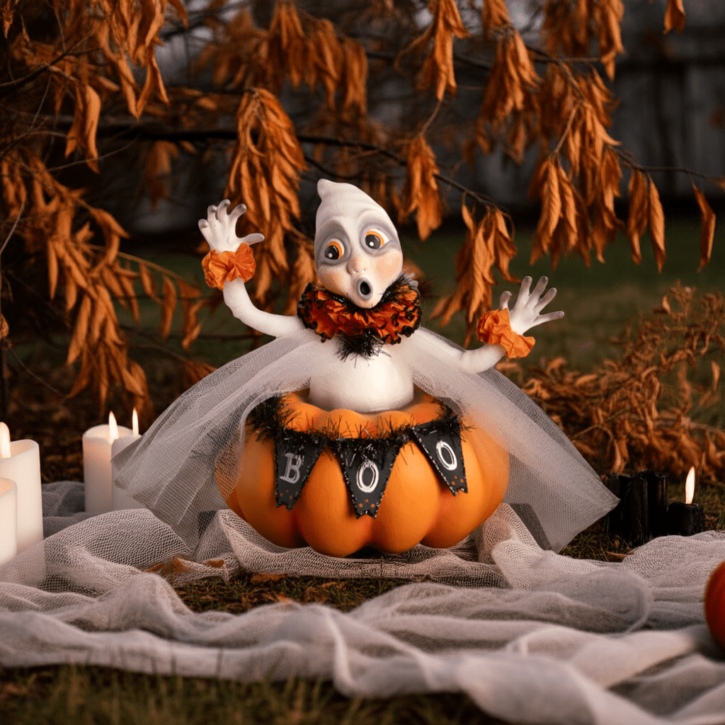 Binx Boo Ghost by Bethany Lowe Designs by Quirks! at Shirley Shoppe