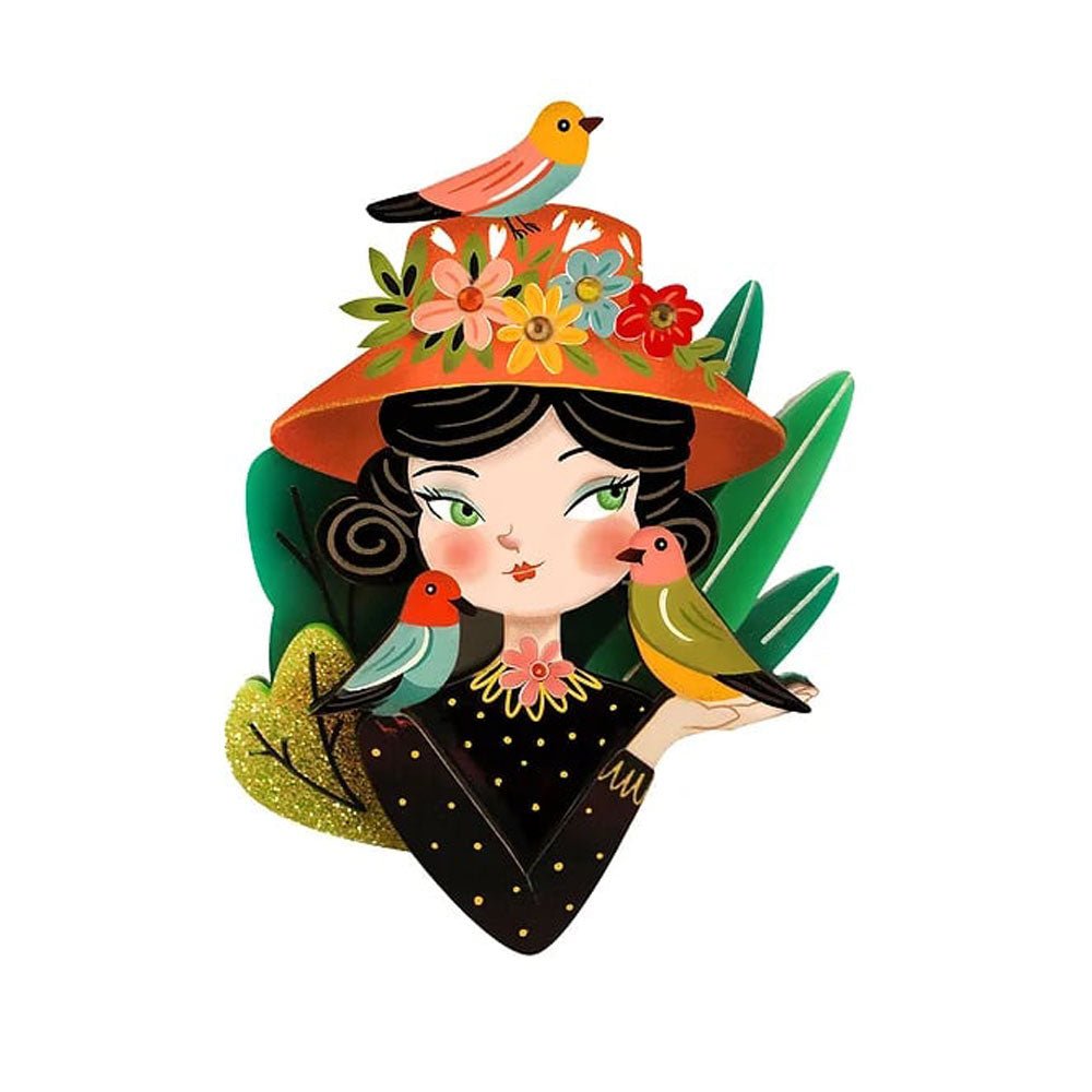 Bird Lover Brooch by Laliblue by Quirks! at Shirley Shoppe