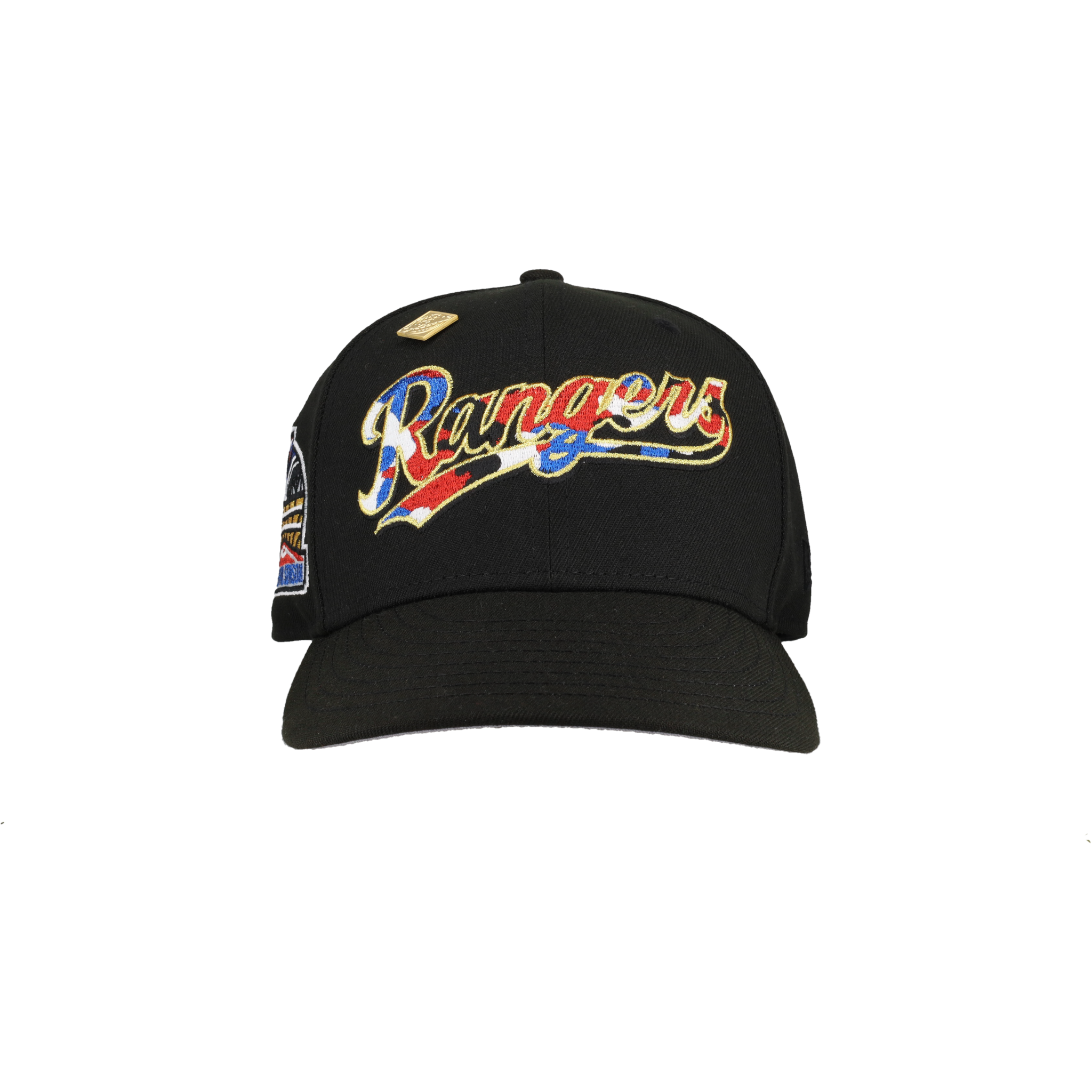 Texas Rangers Black 2020 Inaugural Season Patch 59Fifty Fitted Hat