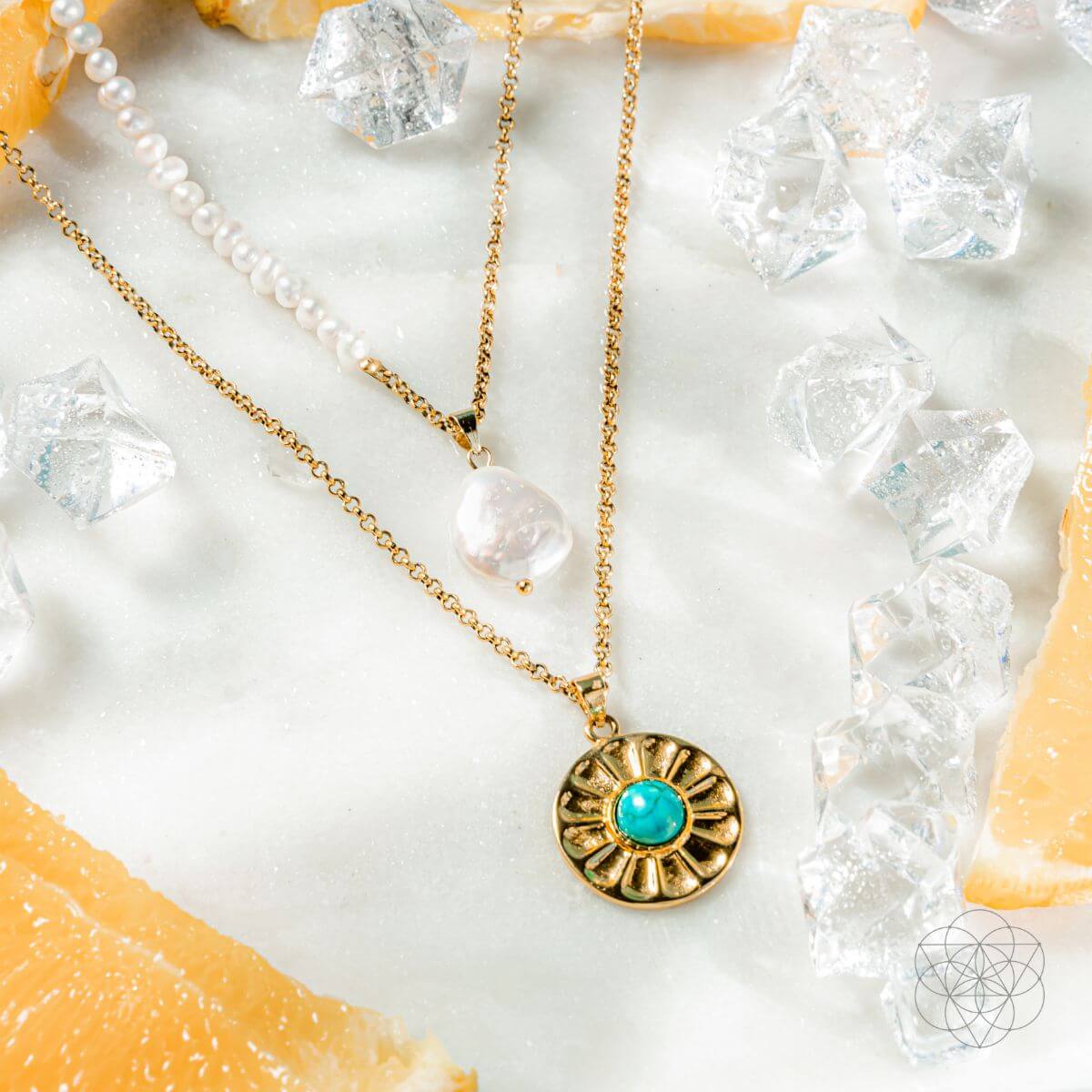 Blissful Balance Necklace Set﻿ by Conscious Items at Shirley Shoppe
