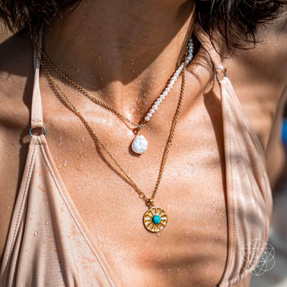 Blissful Balance Necklace Set﻿ by Conscious Items at Shirley Shoppe