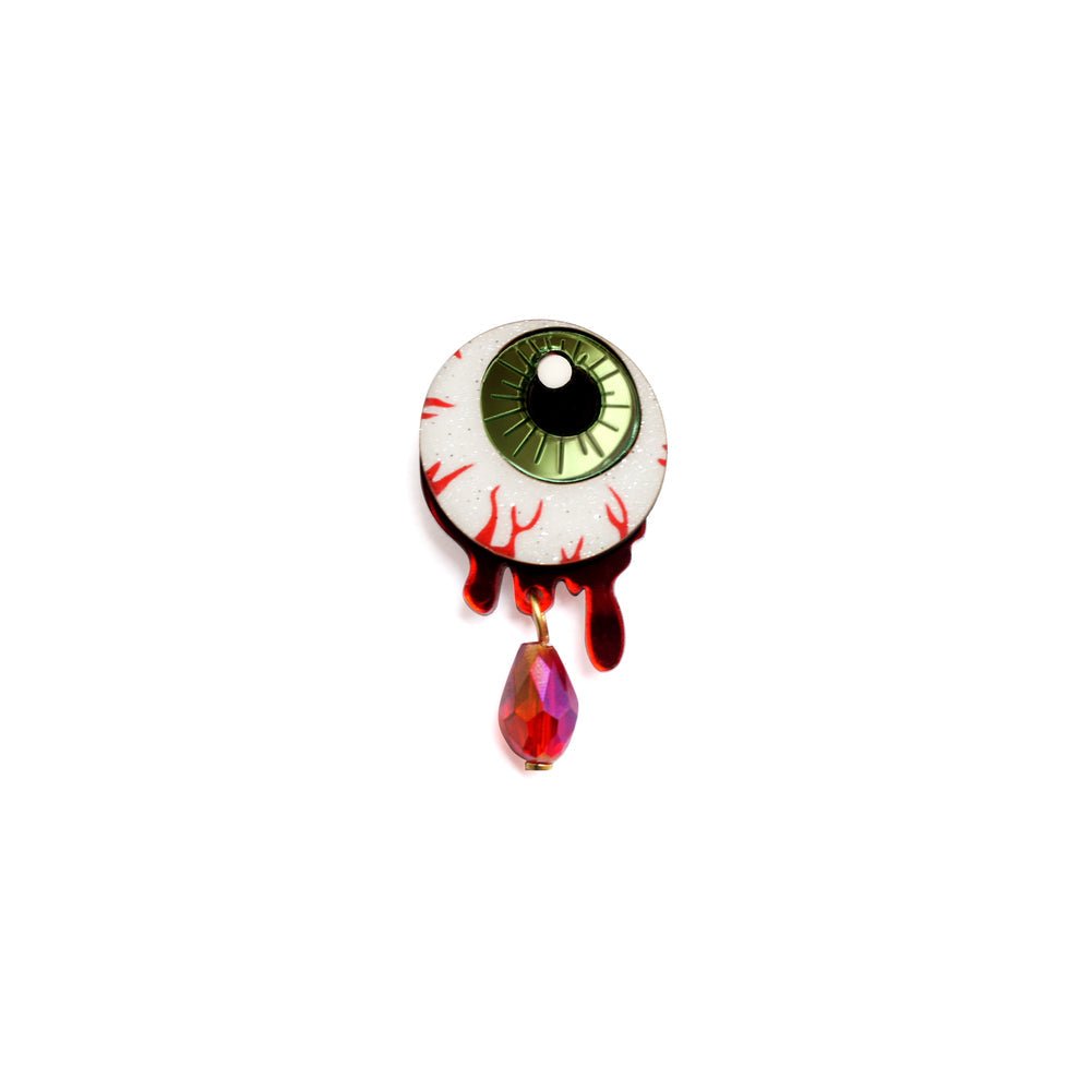 Bloody Eye Button Cover by Laliblue by Quirks! at Shirley Shoppe