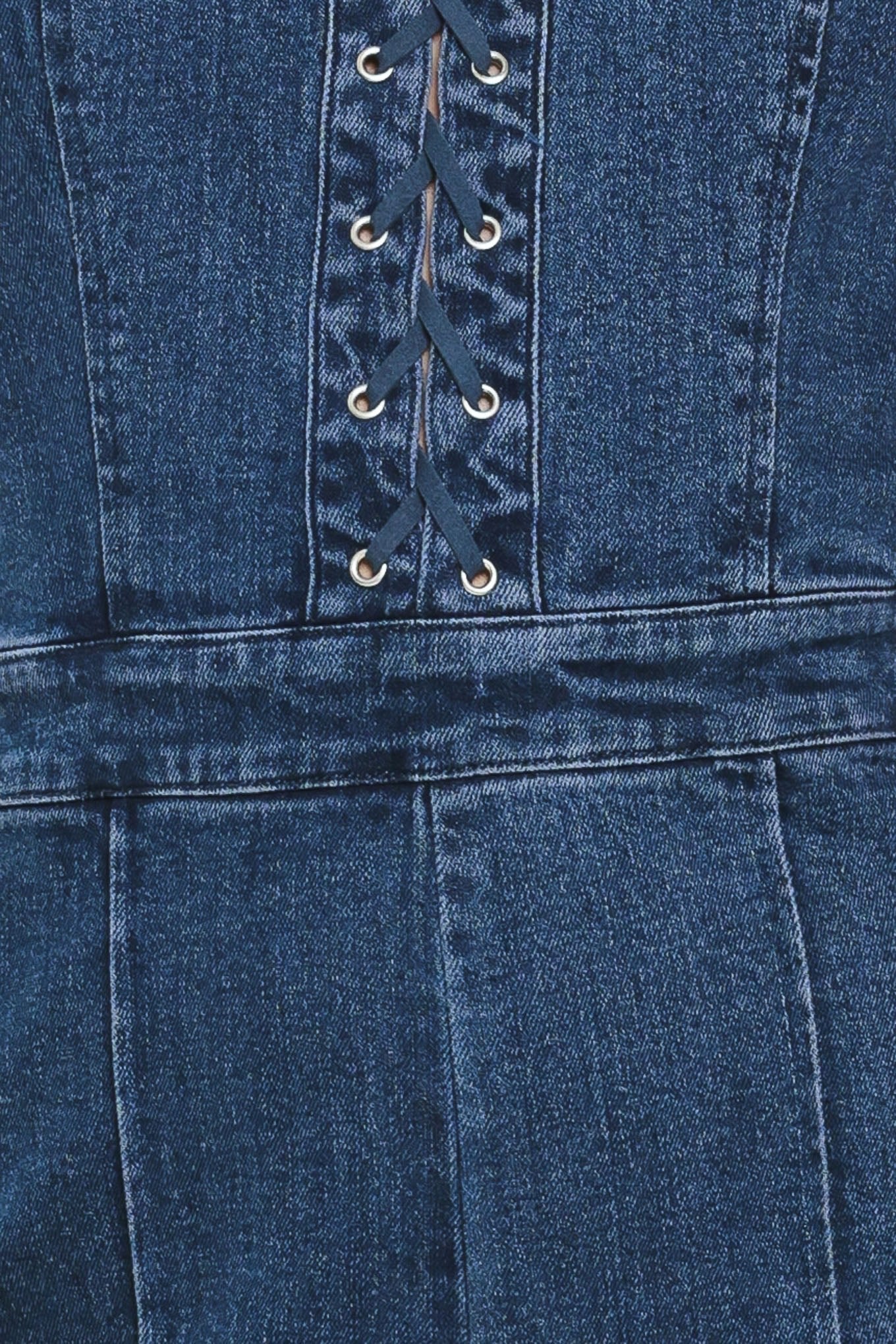 BLUE REVERIE DENIM JUMPSUIT by Flying Tomato at Shirley Shoppe
