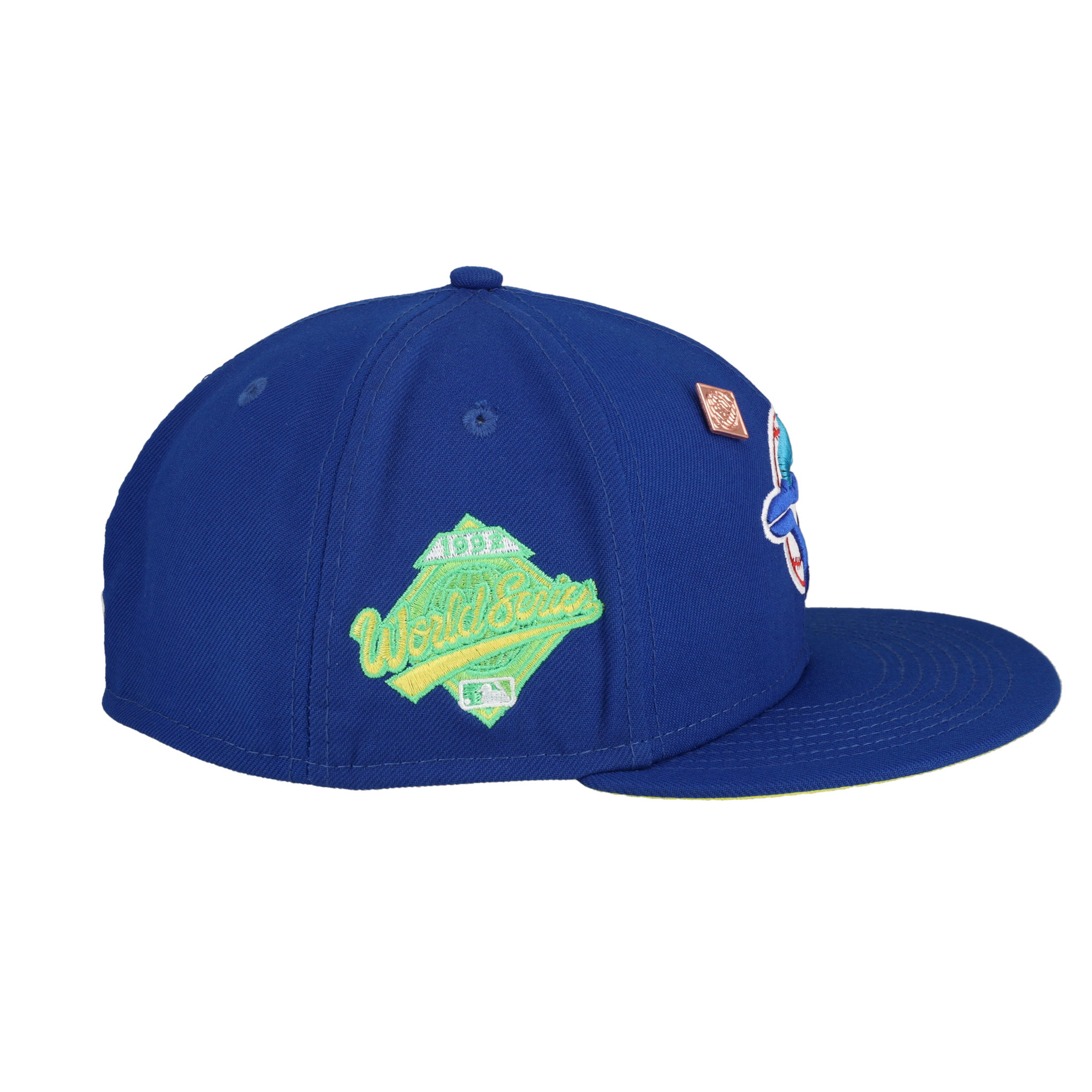 Toronto Blue Jays Citrus Pop 1992 World Series Patch Fitted Hat