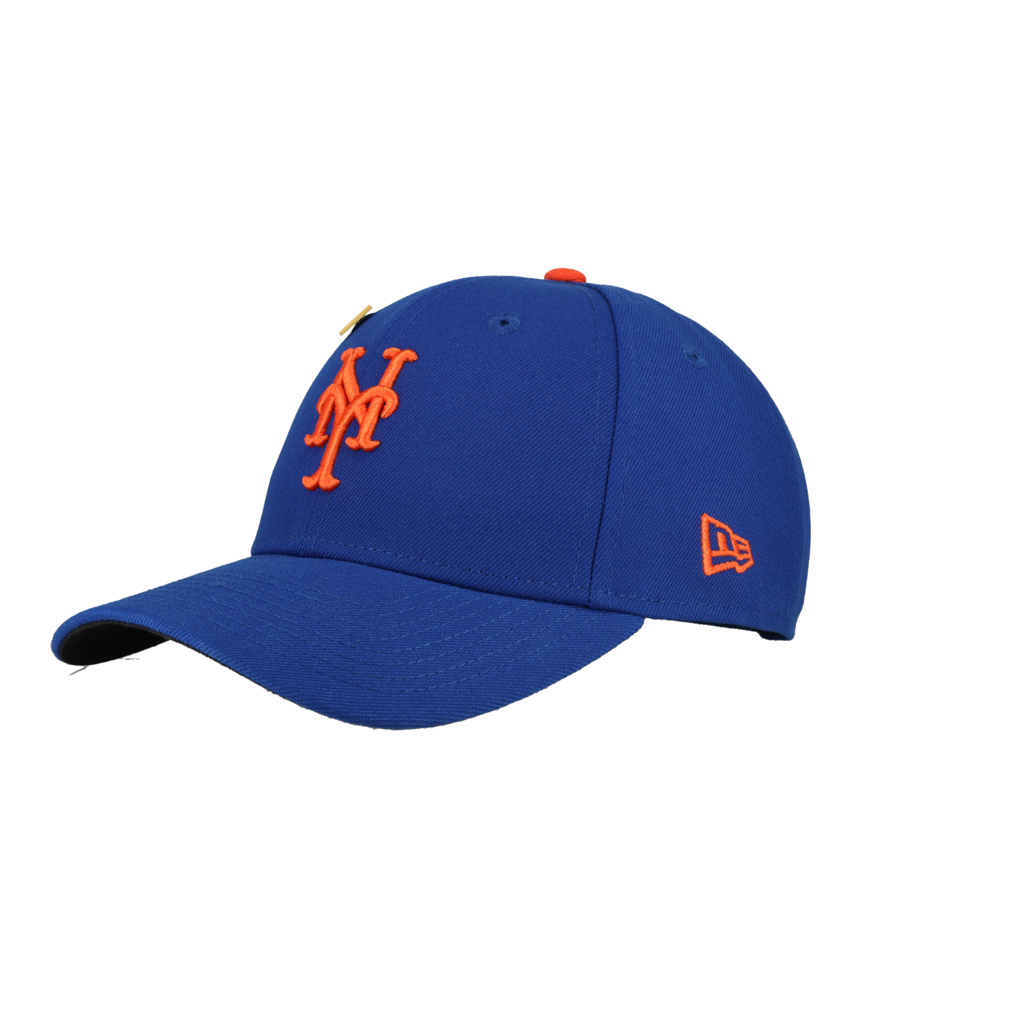 New York Mets New Era 9Forty Dad Hat Velcro (Royal/Orange)