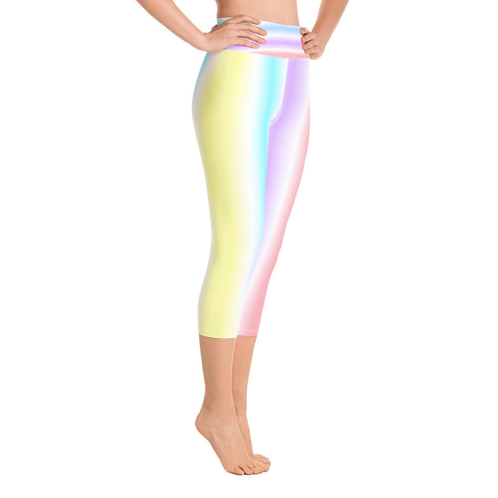 BONBON STRIPE CAPRI LEGGINGS by DARA SENDERS at Shirley Shoppe