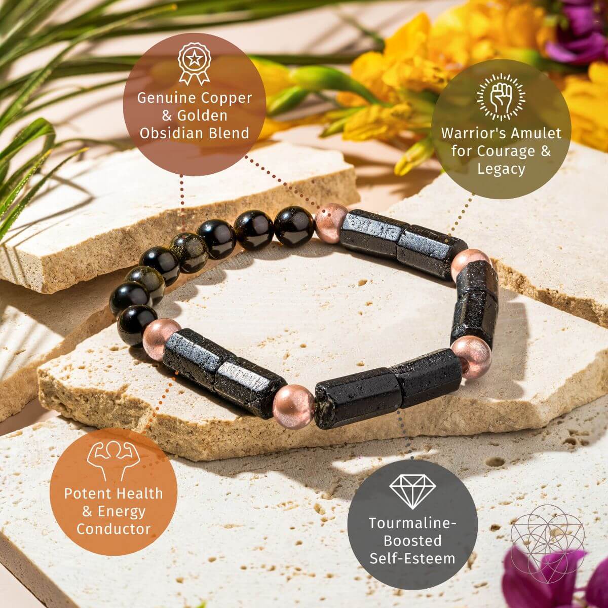 Born to Thrive - Copper Bracelet of Power by Conscious Items at Shirley Shoppe