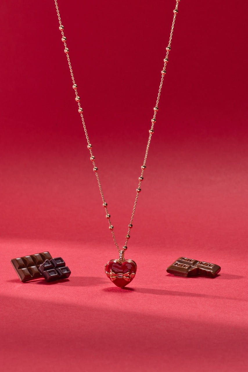 Box of Chocolate Locket Necklace by ALEX AND ANI at Shirley Shoppe
