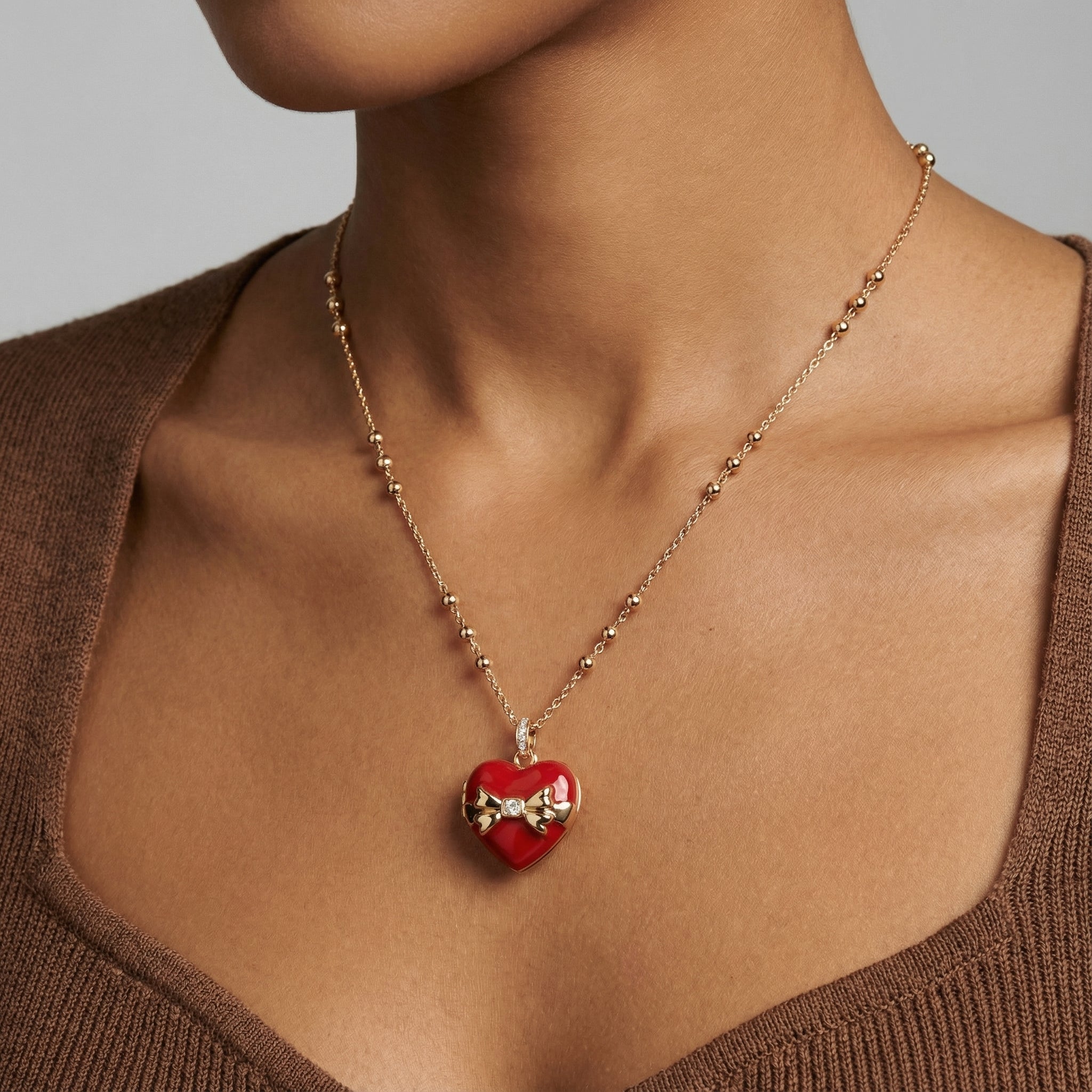 Box of Chocolate Locket Necklace by ALEX AND ANI at Shirley Shoppe