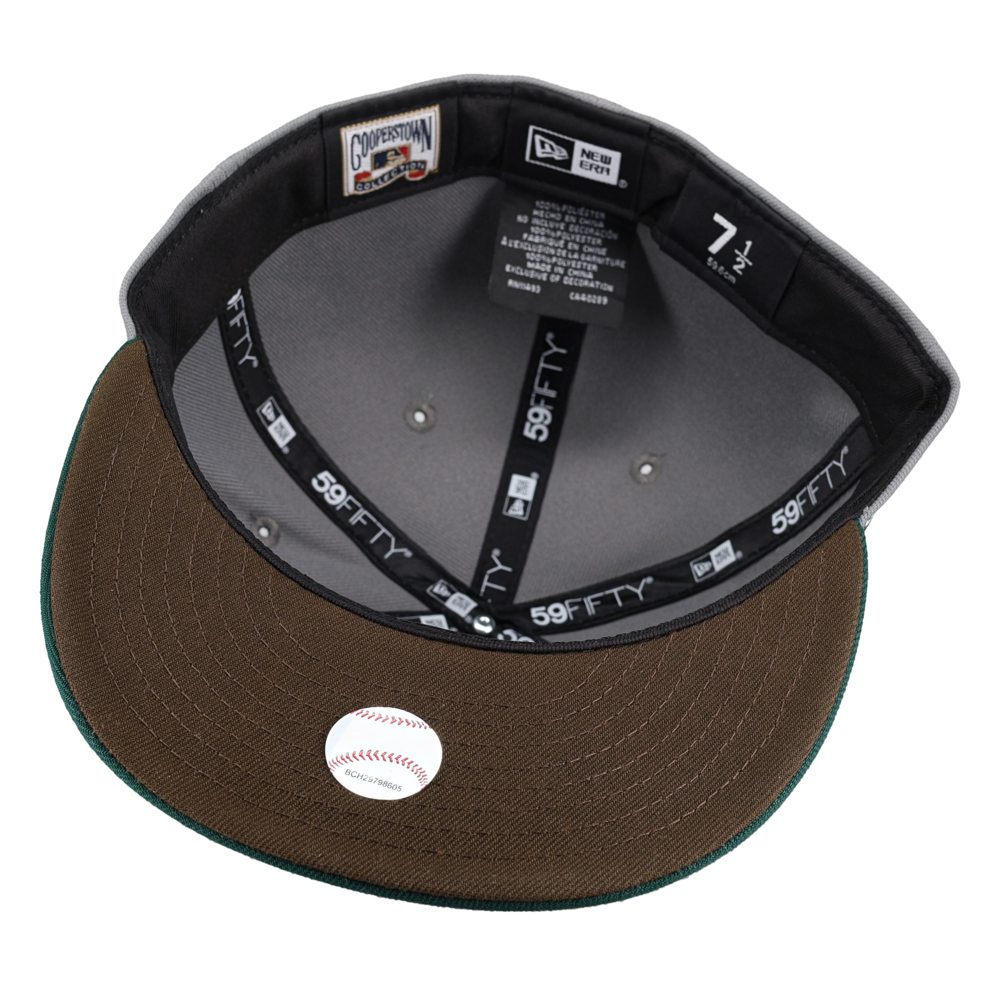 Atlanta Braves Grey 2017 Inaugural Season Patch 59Fifty Fitted Hat