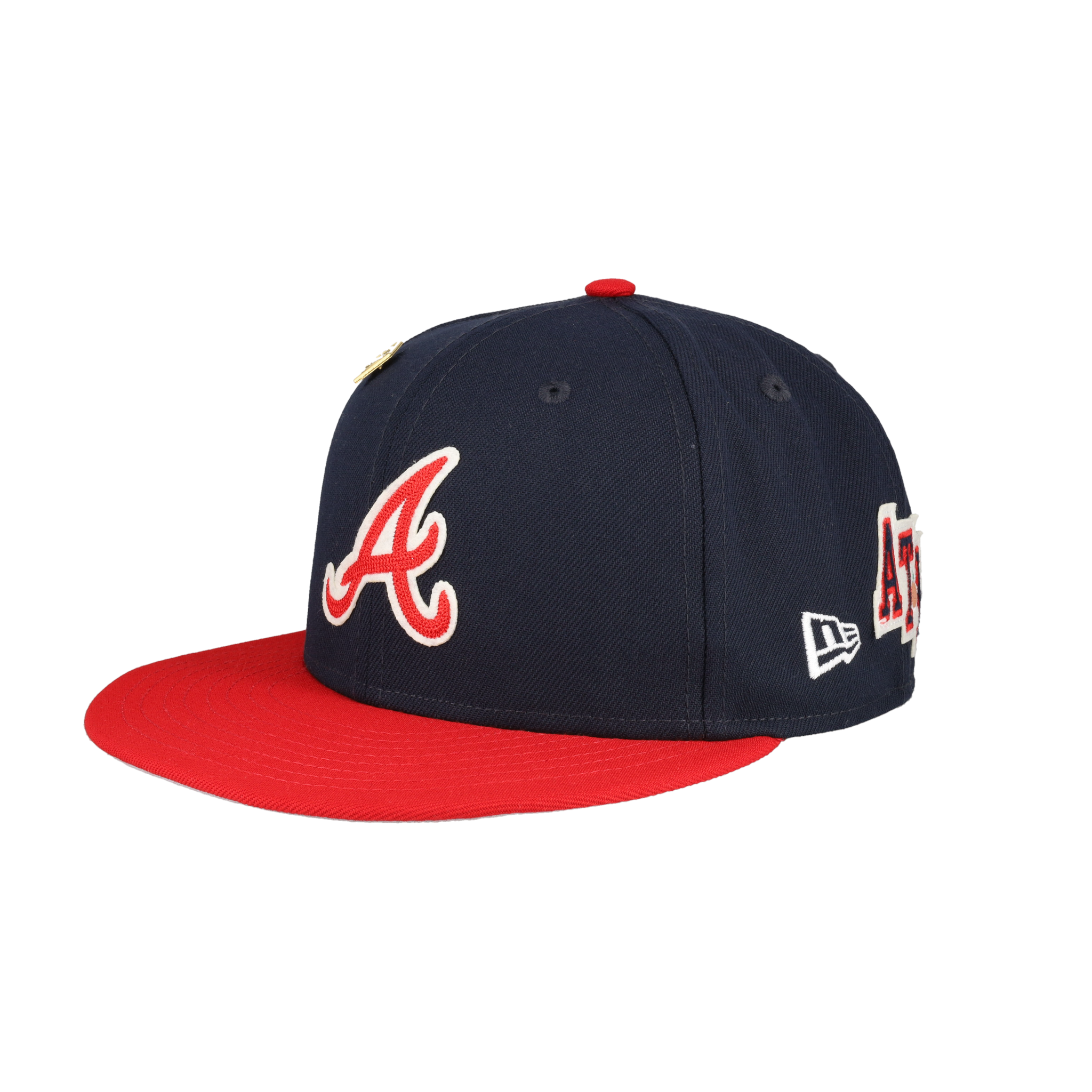 Atlanta Braves Letterman Collection 59Fifty Fitted Hat
