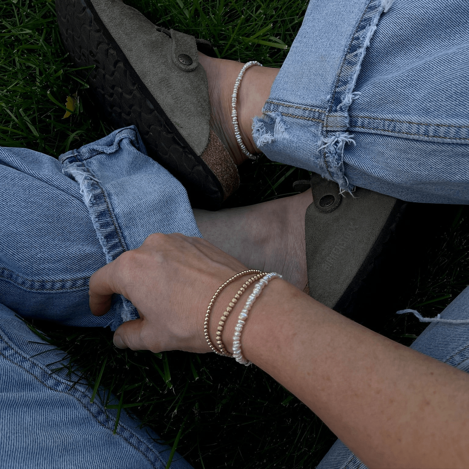 bri triple bracelet stack by Cuffed by Nano LLC at Shirley Shoppe