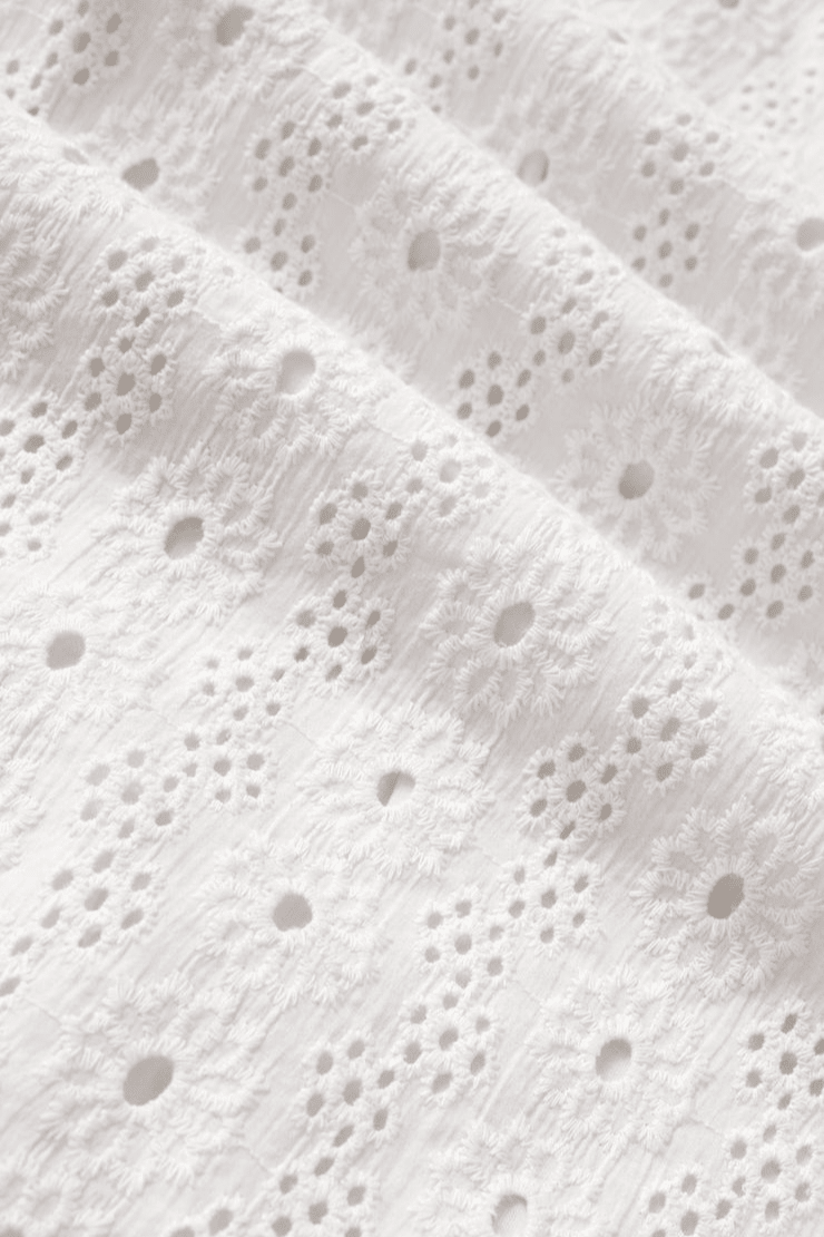 Bria Cotton Eyelet Top by z supply at Shirley Shoppe