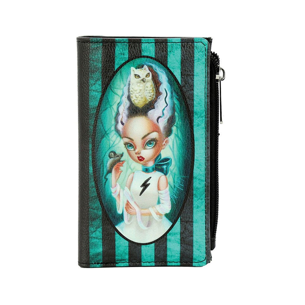 Bride Of Frank Book Wallet Wristlet by Quirks! at Shirley Shoppe
