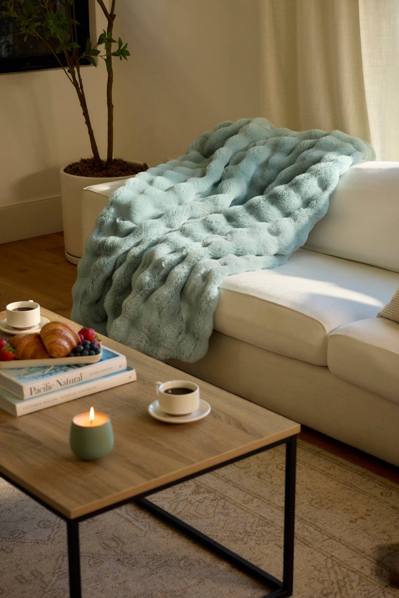 Bubble Cuddle Blanket by Cozy Earth at Shirley Shoppe