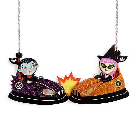 Bumper Car Necklace by Laliblue – Retro Statement Necklace Vintage Inspired by Quirks! at Shirley Shoppe