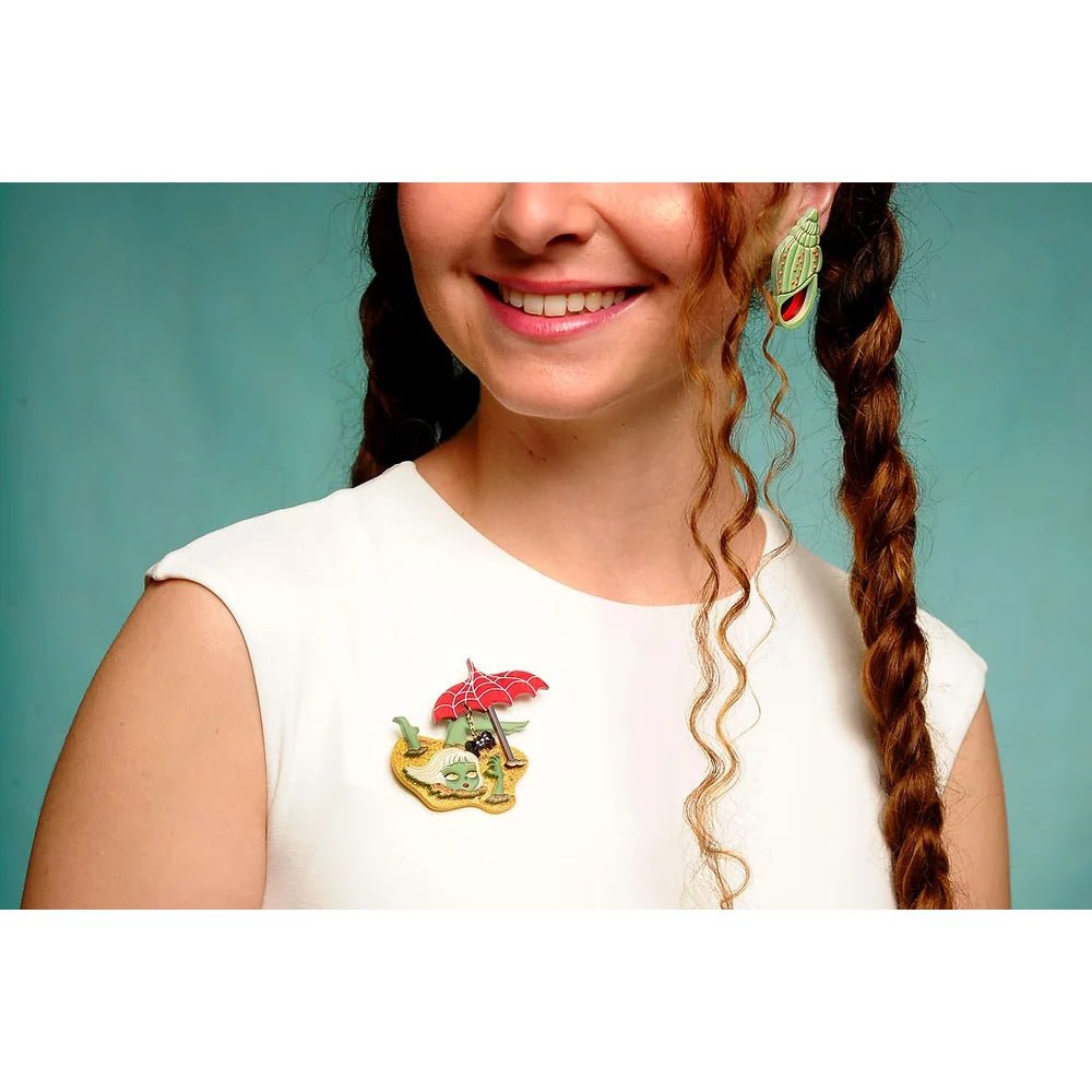 Buried Zombie Brooch by Laliblue by Quirks! at Shirley Shoppe