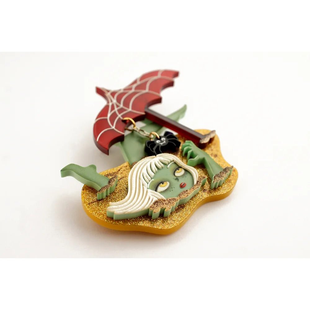 Buried Zombie Brooch by Laliblue by Quirks! at Shirley Shoppe