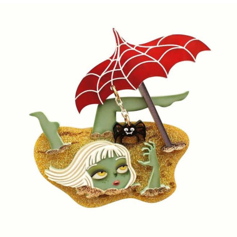 Buried Zombie Brooch by Laliblue