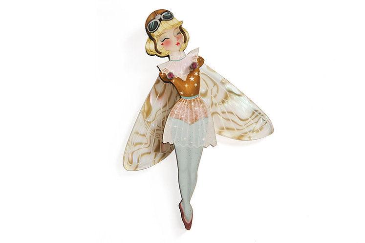 Butterfly Woman Halloween Brooch by Laliblue by Quirks! at Shirley Shoppe