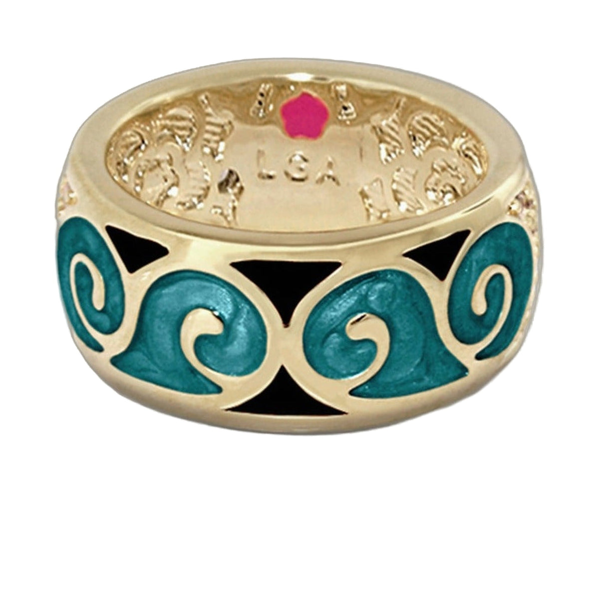 Butterfly World Band Ring — Swirl