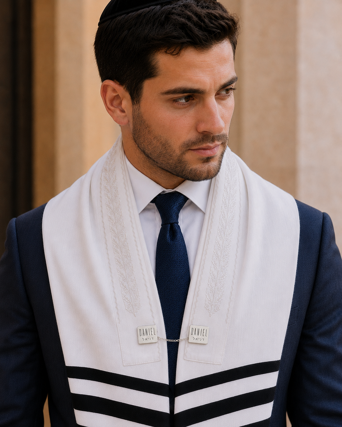 Custom Made Sterling Silver Tallit Clips