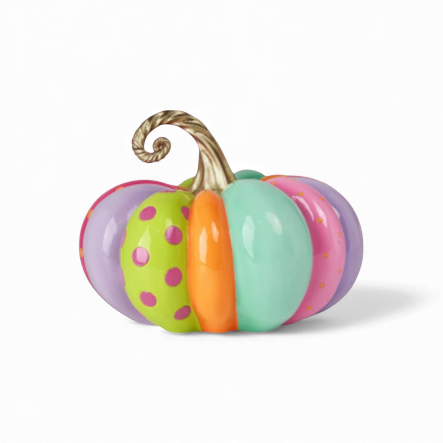14.5in Multi Stripe Pumpkin by December Diamonds