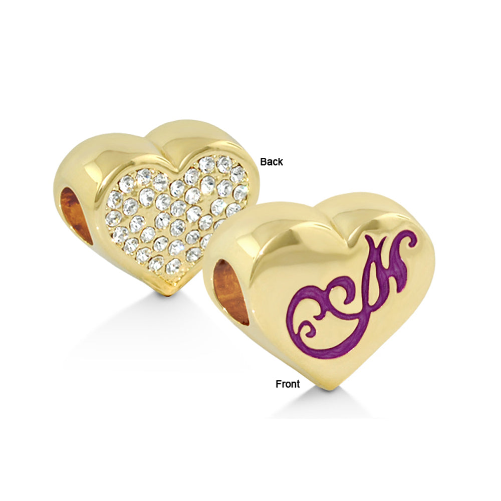 Gabriella Beads Pave Heart