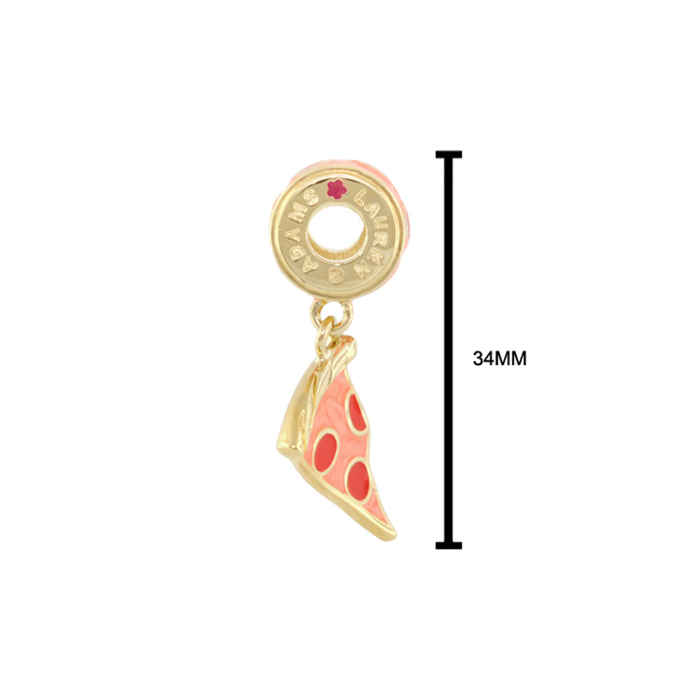 Gabriella Beads Pizza Slice for Charms Bracelet