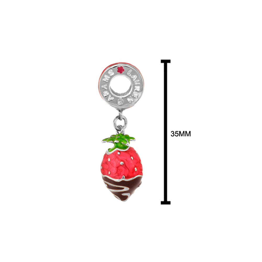Gabriella Beads Chocolate Strawberry for Charms Bracelet