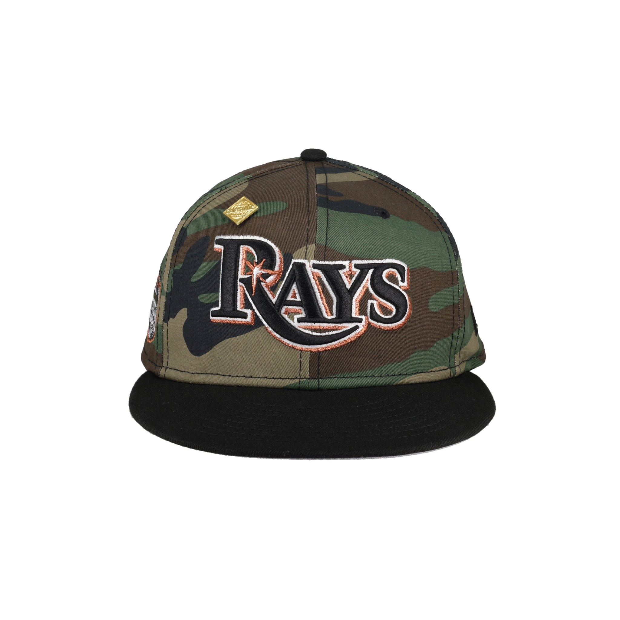 Tampa Bay Rays 2008 All Star Game Patch Camo 59Fifty Fitted Hat