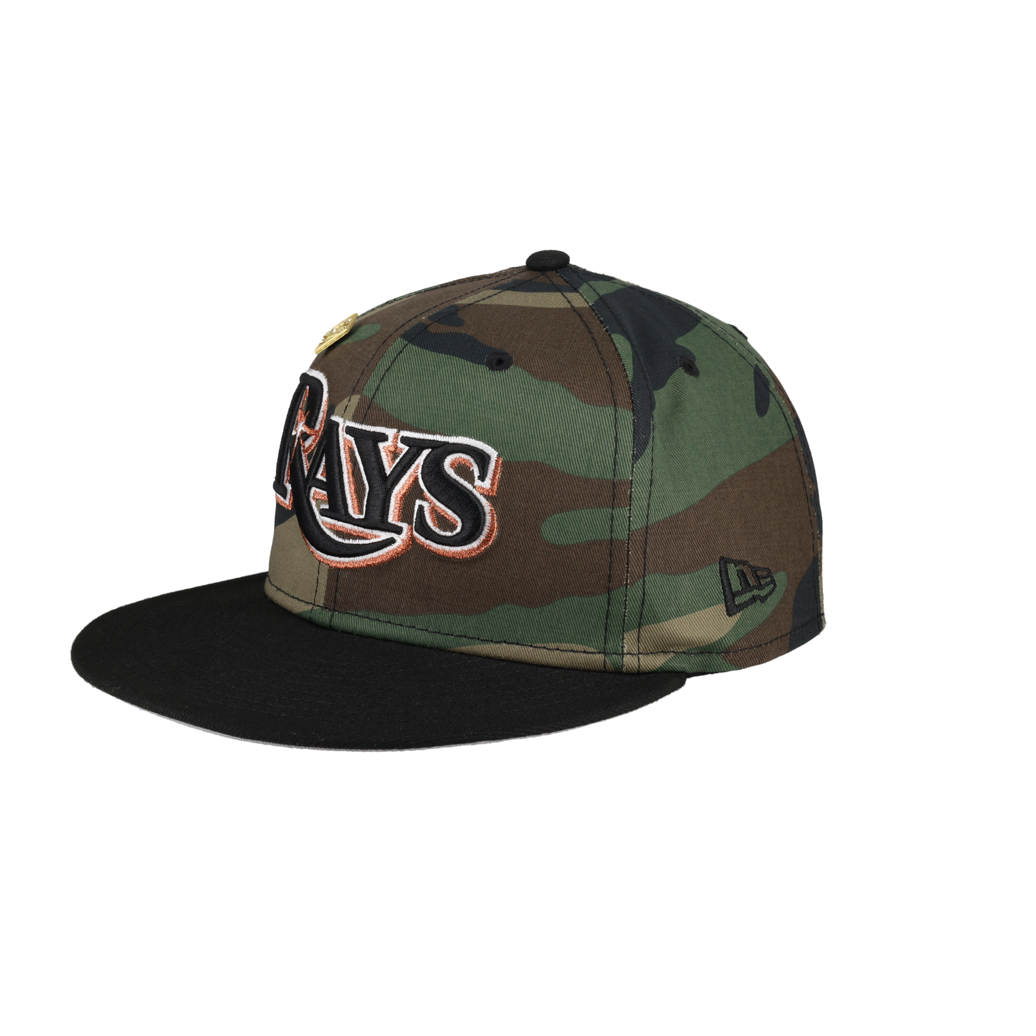 Tampa Bay Rays 2008 All Star Game Patch Camo 59Fifty Fitted Hat