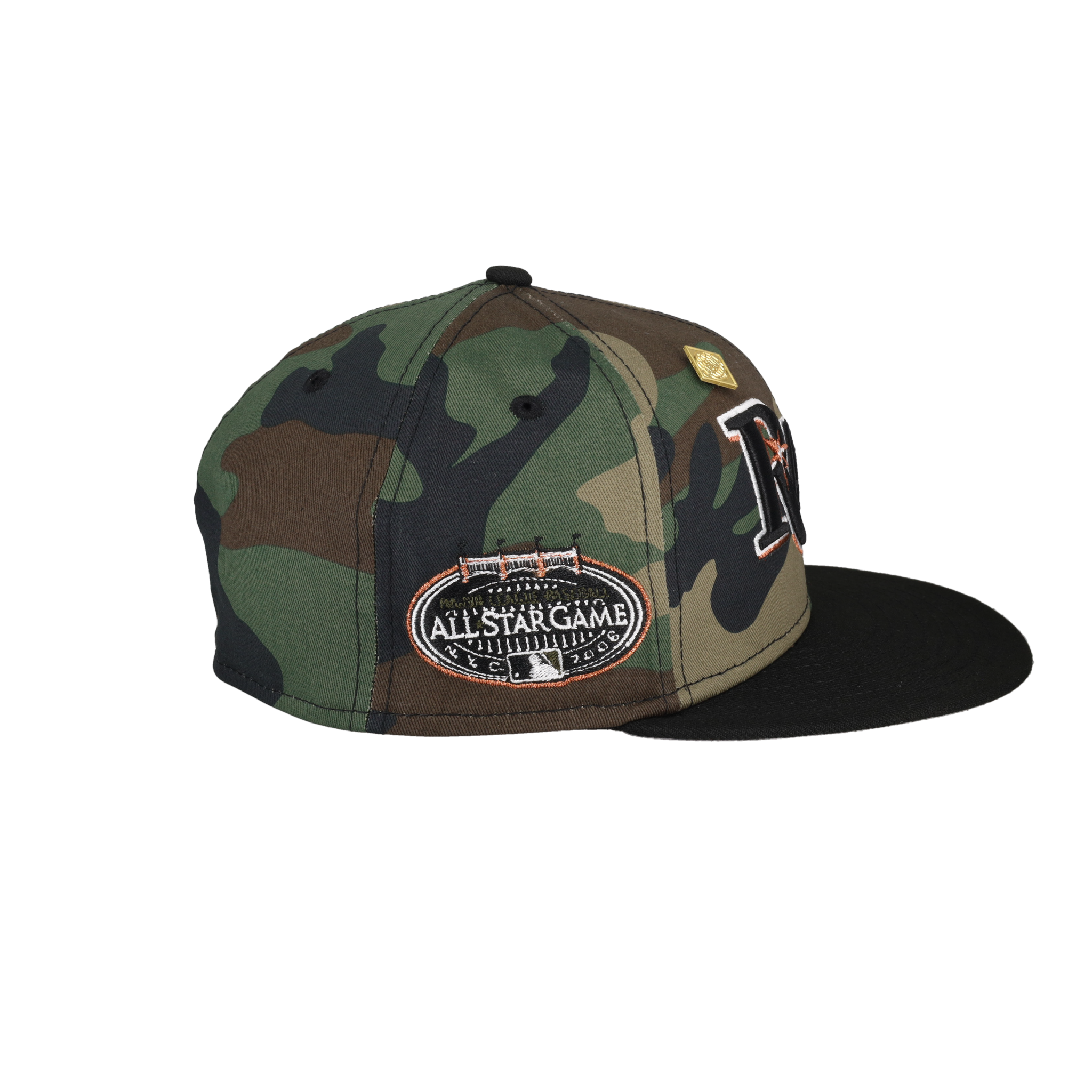 Tampa Bay Rays 2008 All Star Game Patch Camo 59Fifty Fitted Hat