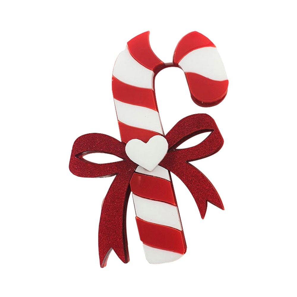 Candy Cane Brooch by Cherryloco by Quirks! at Shirley Shoppe
