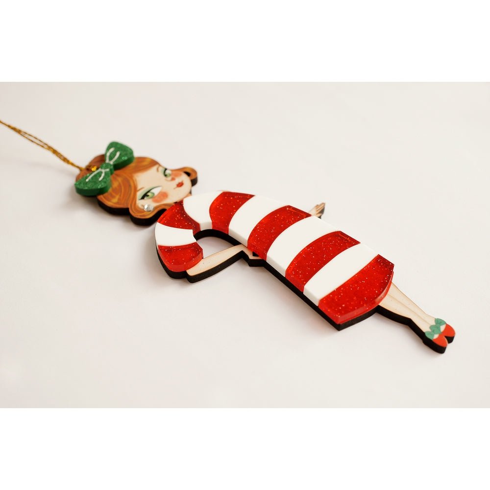 Candy Cane Tree Ornament by Laliblue by Quirks! at Shirley Shoppe