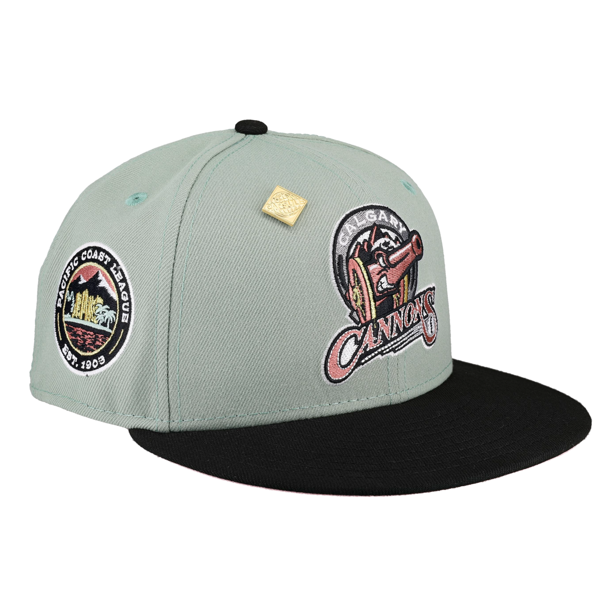 Calgary Cannons Pacific Coast League Patch 59Fifty Fitted Hat