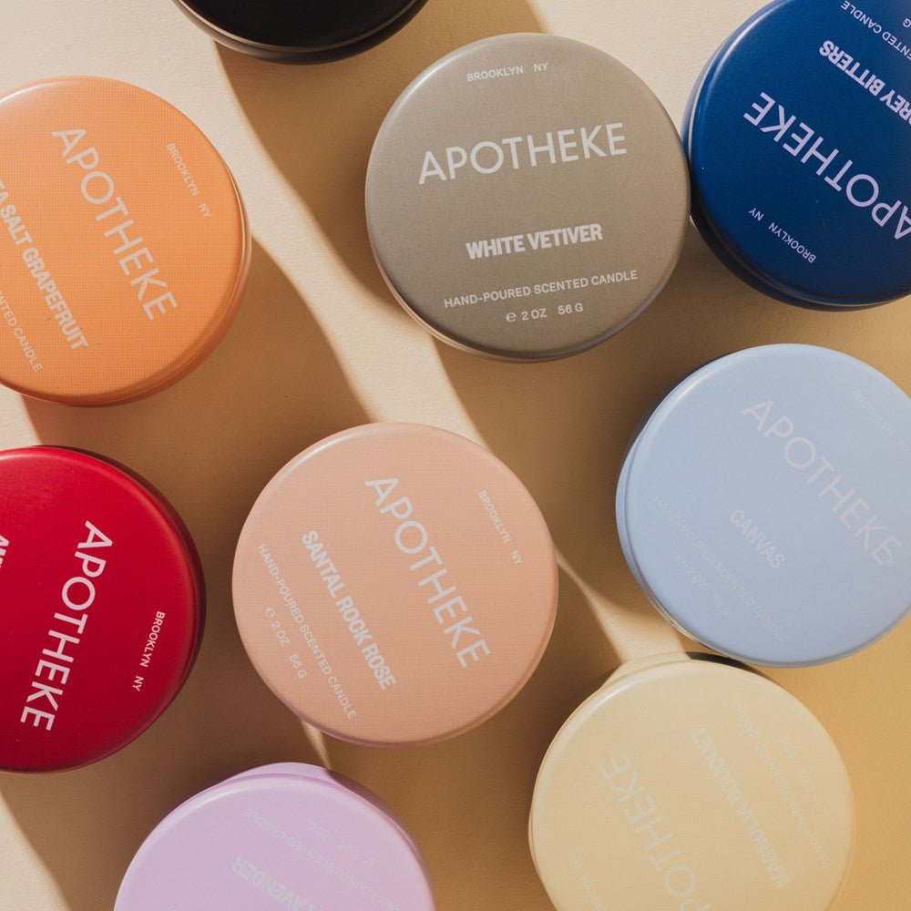 Canvas Mini Candle Tin by APOTHEKE at Shirley Shoppe