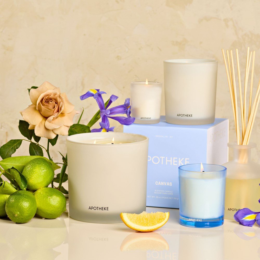 Canvas Votive Candle by APOTHEKE at Shirley Shoppe
