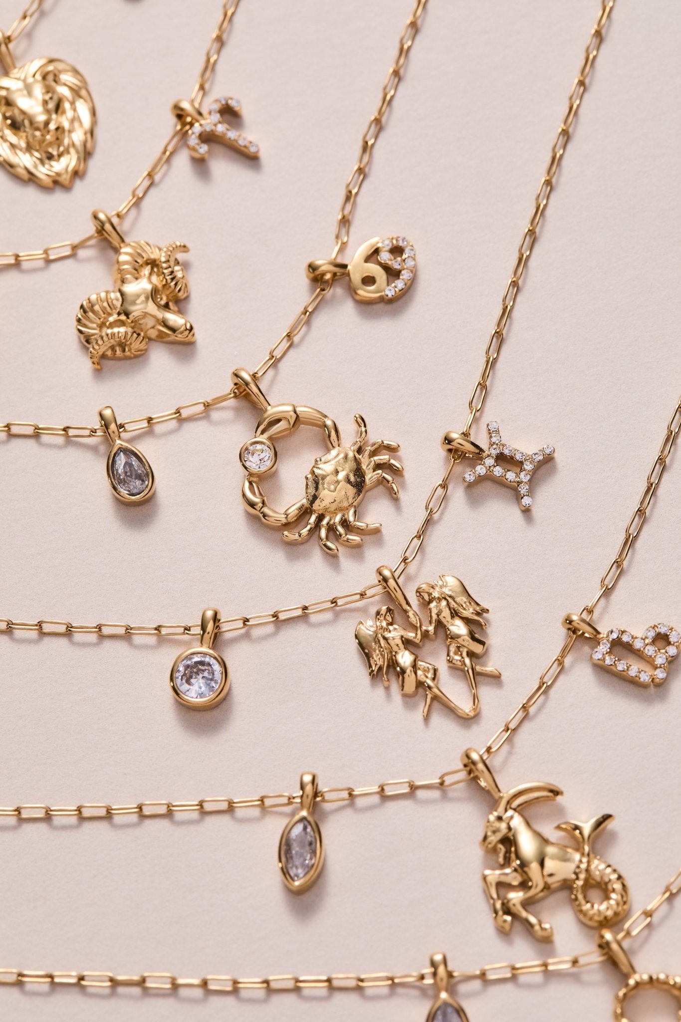 Capricorn Zodiac Charm Cluster Necklace by ALEX AND ANI at Shirley Shoppe