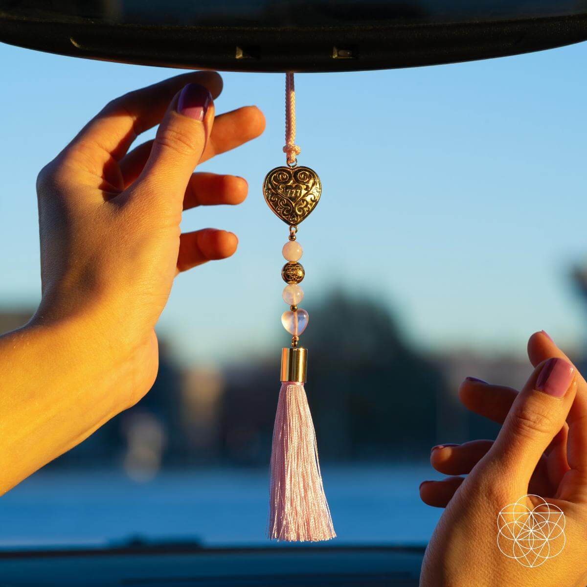 Car Guardian - ‘You Are Loved’ Heart Charm Tassel by Conscious Items at Shirley Shoppe