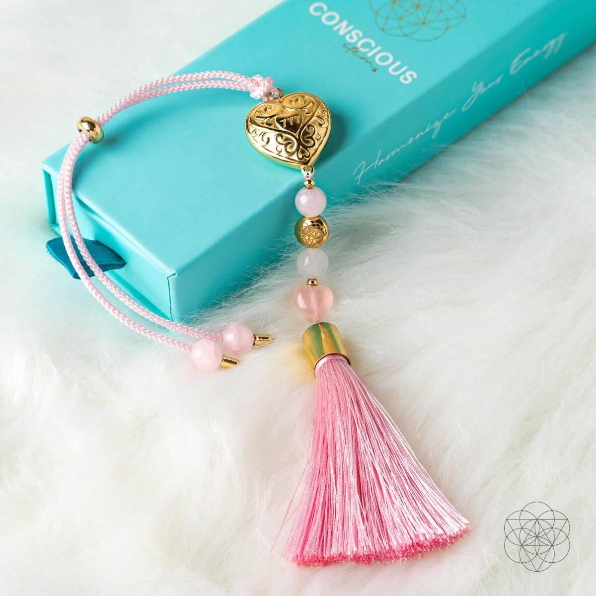 Car Guardian - ‘You Are Loved’ Heart Charm Tassel by Conscious Items at Shirley Shoppe