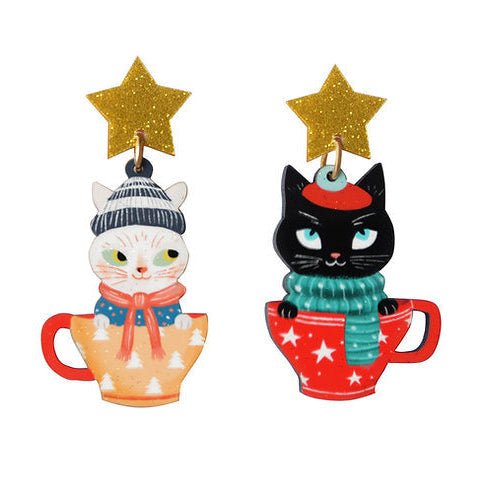 Cat Earrings by Laliblue by Quirks! at Shirley Shoppe